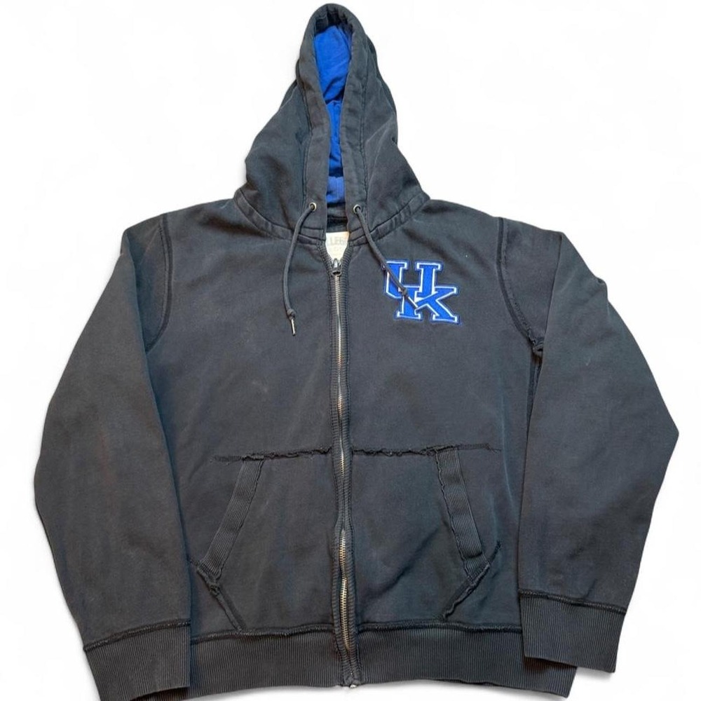 Kentucky University collegiate colors full zip heavyweight hoodie size 2XL
